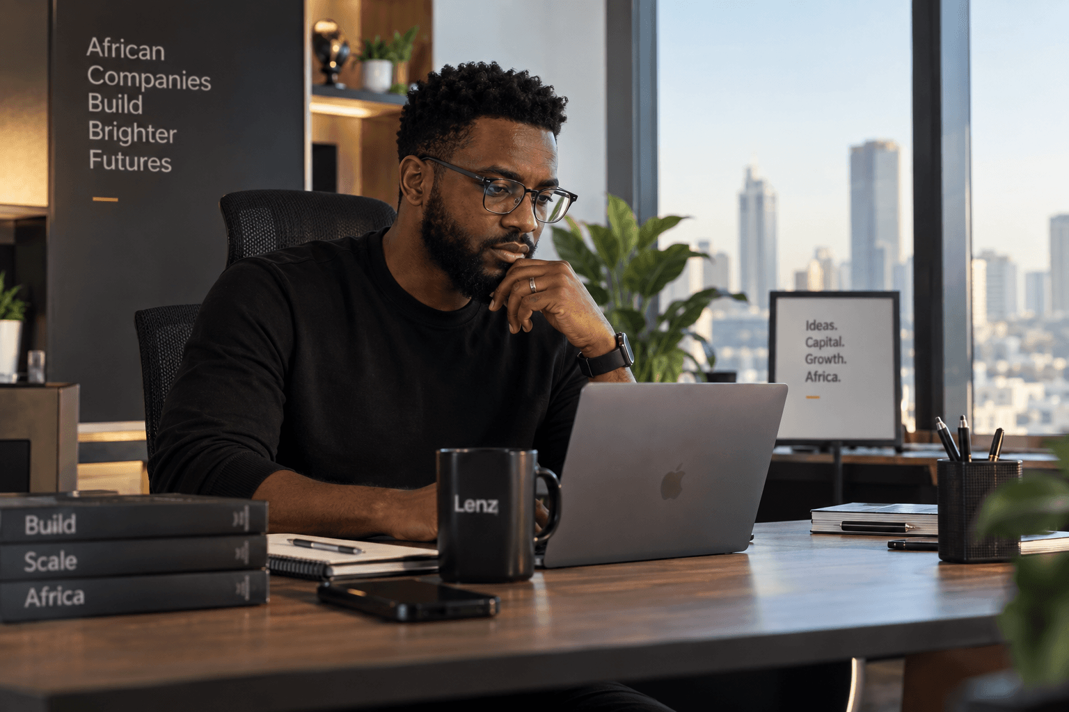 A founder considering an advance against invoices still waiting to settle.